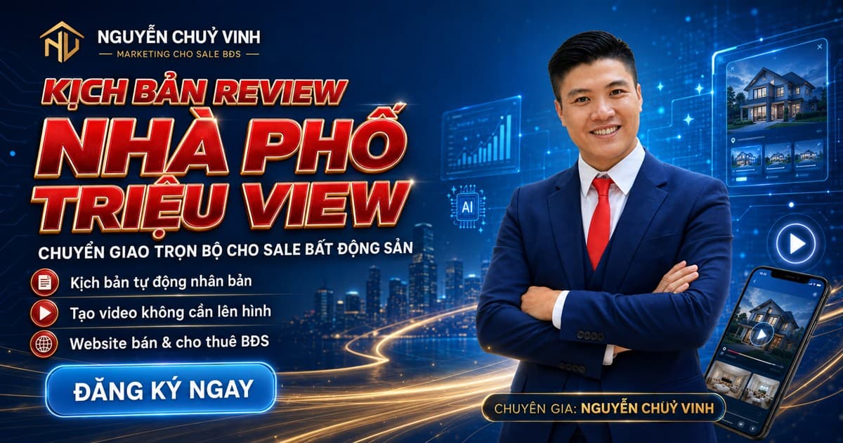 Chuyển giao hệ thống Marketing cho Sale BĐS — Nguyễn Chủy Vinh